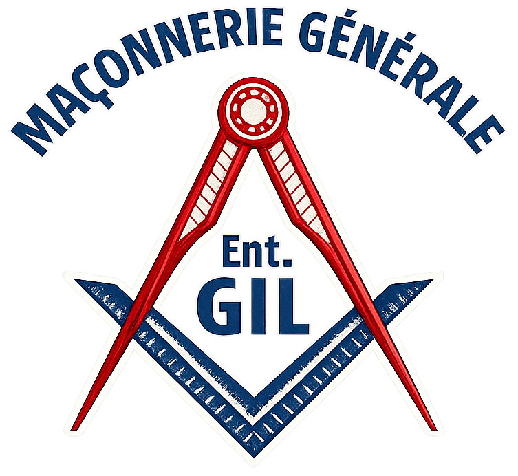 Logo de l'entreprise Robert Gil, pisciniste béton et maçon dans l'Hérault